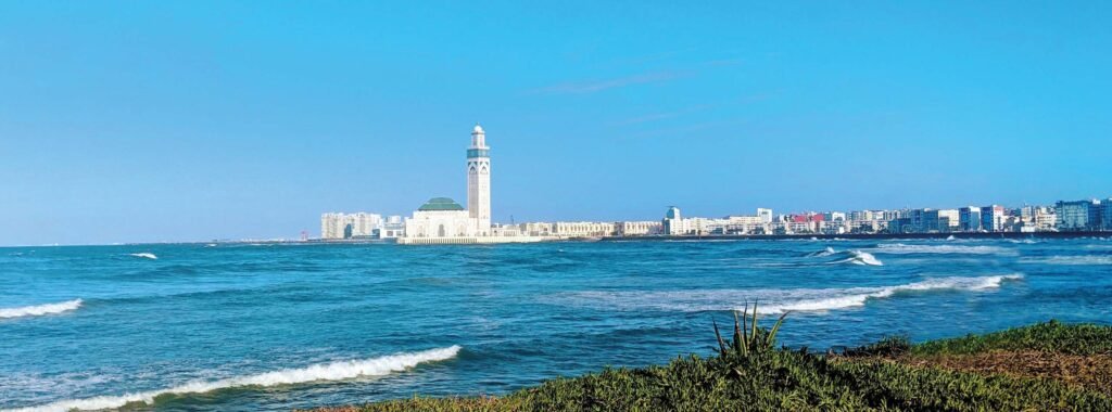 Hassan ll Mosque in Casablanca city in morocco
