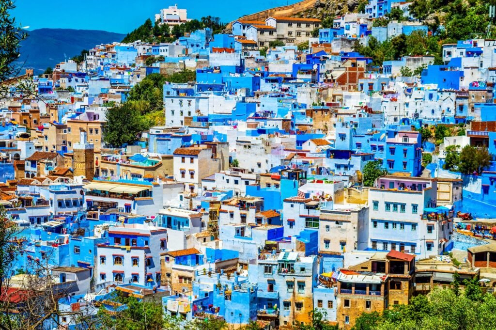 Chefchaouen blue city morocco